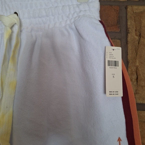 Anthropologie x The Upside White Babylon Citra Track Shorts Small NWT - Picture 4 of 14